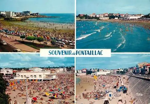 Postcard France Charente Maritime Pontaillac Royan la pointe Sud la plage 1968