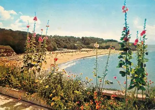 Postcard France Charente Maritime Meschers cote de Beaute la plage des Nonnes 1983