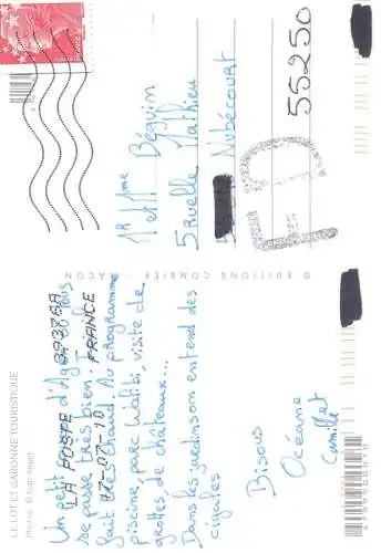 Postcard France Lot and Garonne