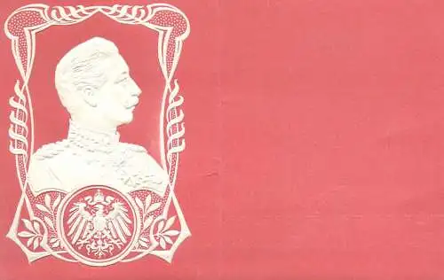 Italy embossed royalty portrait vintage postcard (vertical bent)