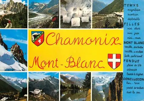 Postcard France Haute Savoie Chamonix-Mont-Blanc