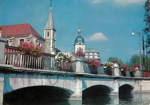 Postcard France Haute Savoie Annecy eglises Saint Francois et Saint Maurice 1965