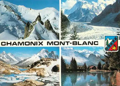 Postcard France Haute Savoie Massif du Mont Blanc l'Aiguille du Midi