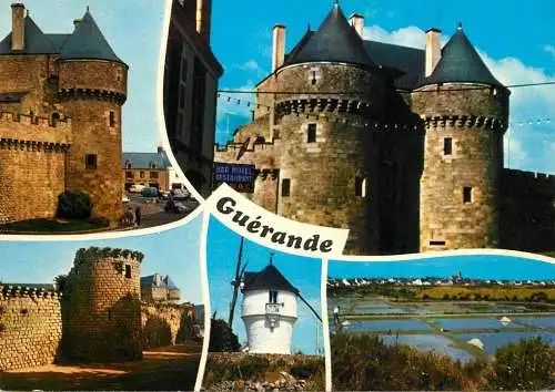 Postcard France Loire Atlantique Guérande 1977 castle