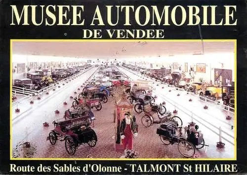 Postcard France Vendée Sables d'Olonne musee automobile
