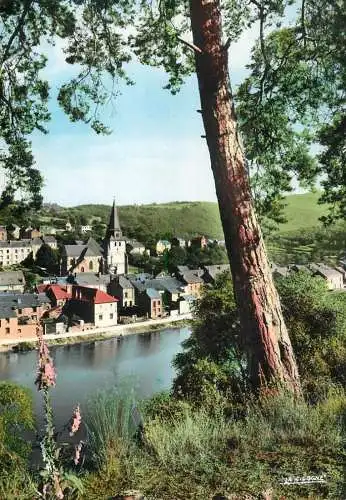 Postcard France Ardennes la meuse a Montherme