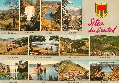 Postcard France Cantal sites du Cantal