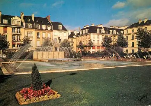 Postcard France Calvados Caen jardins