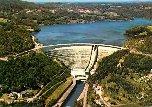 Postcard France Corrèze barrage de Bort