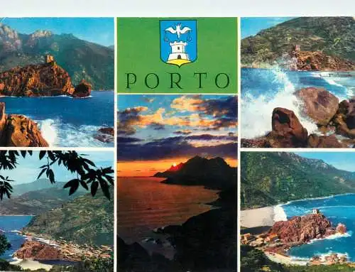 Postcard France Corse du Sud Porto