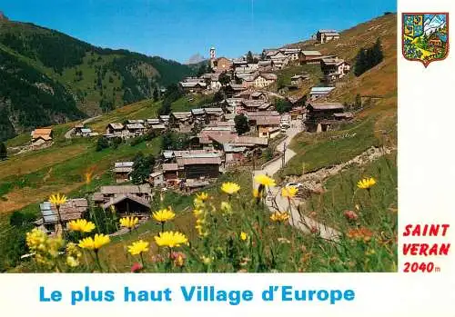 Postcard France Hautes Alpes le Queyras Saint Veran