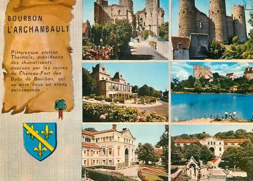 Postcard France Allier > Bourbon l'Archambault 1977