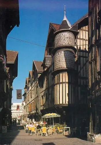Postcard France Aube > Troyes rue Champeaux