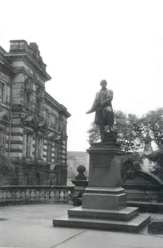 Germany scenic photo 9 x 12 cm 1965 Dresden architecture and statue
