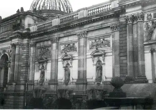 Germany scenic photo 9 x 12 cm 1965 Dresden architecture