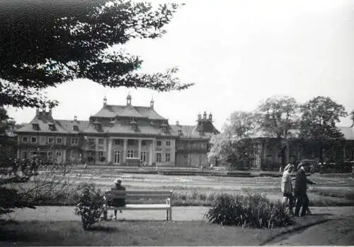 Germany scenic photo 9 x 12 cm 1965 Premnitz palace