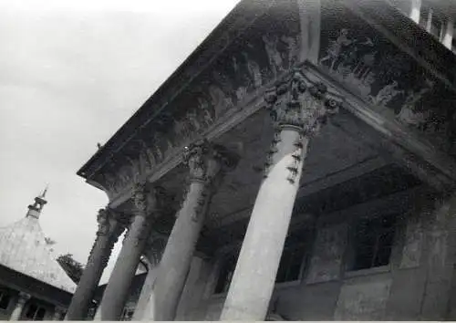 Germany scenic photo 9 x 12 cm 1965 Premnitz columns