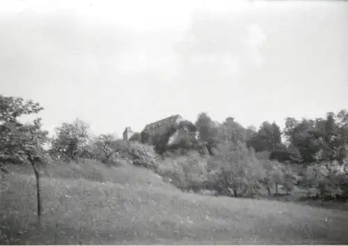 Romania scenic photo 9 x 12 cm 1965 castle view