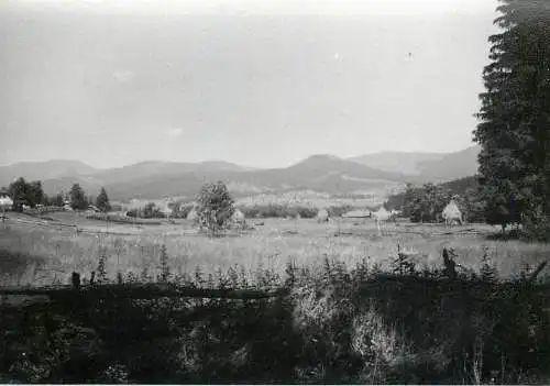 Romania scenic photo 9 x 12 cm 1965 rural landscape