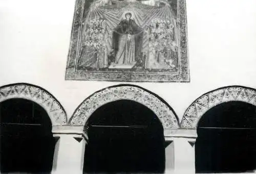 Romania scenic photo 9 x 12 cm 1965 Polovragi monastery