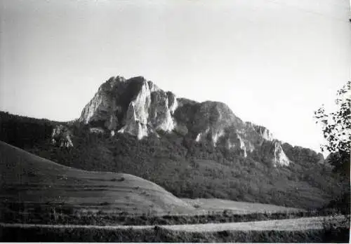 Romania scenic photo 9 x 12 cm 1965 hill landscape