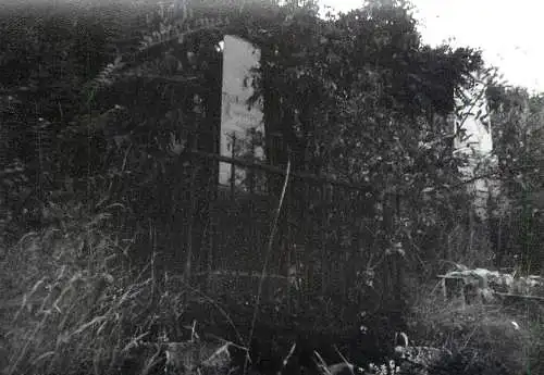 Romania scenic photo 9 x 12 cm 1965 funeral stone cap