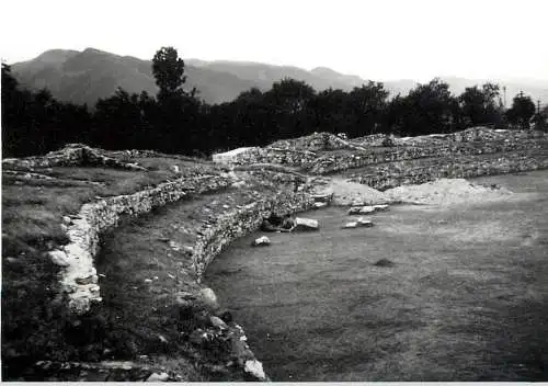 Romania scenic photo 9 x 12 cm social history 1965 Sarmizegetuza dacian citadel ruins