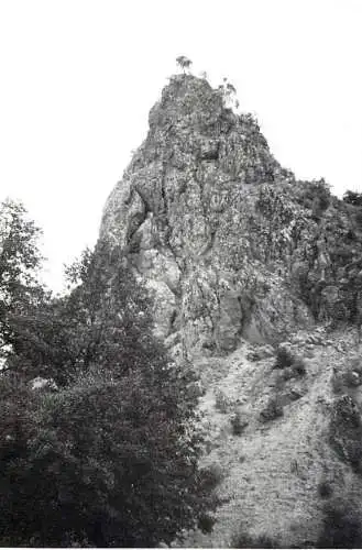 Romania scenic photo 9 x 12 cm 1965 cheile galbenului Baia de Fier
