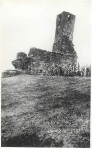 Photo 9 x 13 cm social history church castle ruins