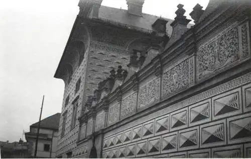 Photo 9 x 13 cm social history Czech Republic Prague 1965 castle Schwarzenberský