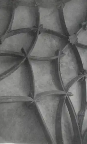 Photo 9 x 13 cm social history Czech Republic Prague 1965 Vladislav cathedral ceiling