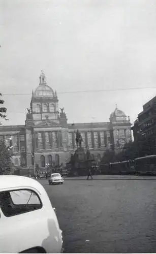 Photo 9 x 13 cm social history Czech Republic Prague Woclaw ter