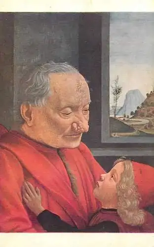 Fine arts postcard painting Domenico Grillandajo di Tomasso Bigordi