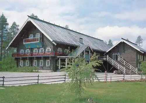 Finland postcard cottage chalet Bomba Karjalainen Hotelli Ravintola