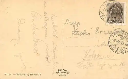 Postcard Hungary Esztergom bazilika