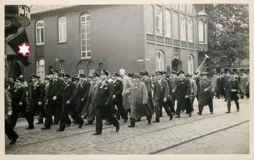 Foto AK Allemagne Militärparade zu identifizieren
