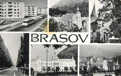 Postcard Romania Brasov Biserica Neagra