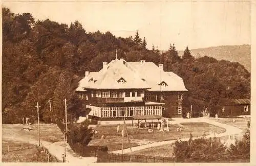 Postcard Romania Stalin Poiana Brasov casa copiilor