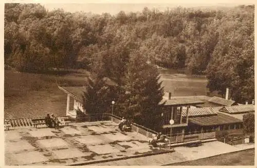 Postcard Romania Sovata terasa