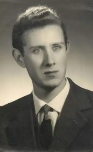 Social history photo elegant young man