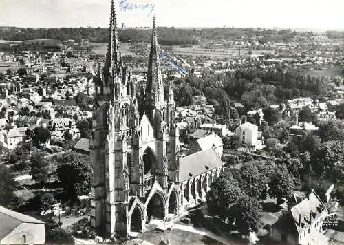Aerial view postcard France Aisne > Soissons St Jean des Vignes