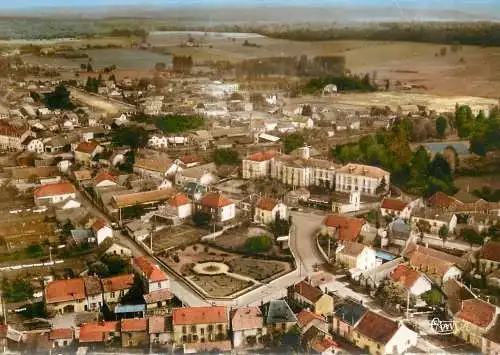 Aerial view postcard France Haute Saône > Lure