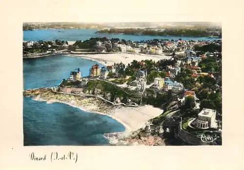 Aerial view postcard France Ille et Vilaine > Dinard La Malouine