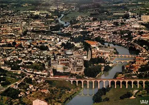 Aerial view postcard France Haute-Vienne > Limoges
