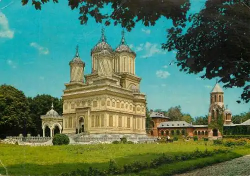 Romania Curtea de Arges Biserica Domneasca 1969