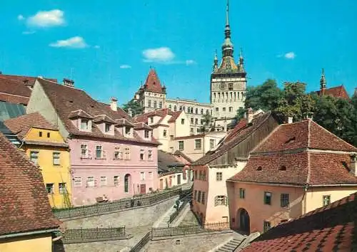 Romania Brasov Sighisoara turnul cu ceas