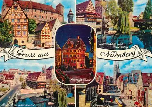 Postcard Germany Nurnberg