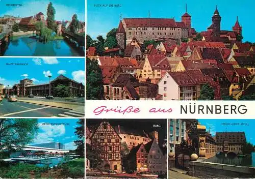 Postcard Germany Nurnberg