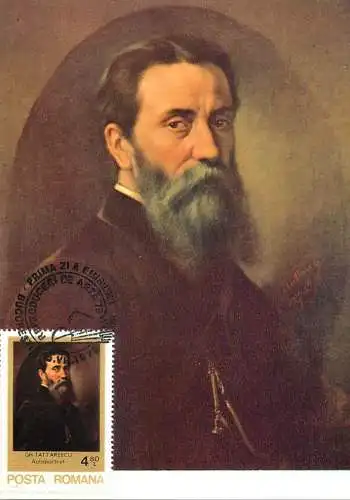 Romania pictura de Gheorghe Tattarescu autportret