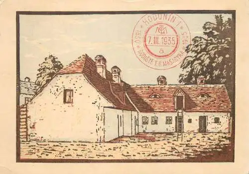 Birthplace of former President T.G. Masaryk Jaroslav Dobrovolsky painting